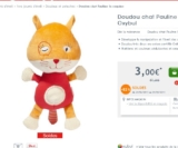 Doudous pas chers : 3 euros