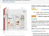Fête des mères ! Coffret Cadeau Dove Soins  Cocooning à 6€  (amazon premium)