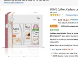 Fête des mères ! Coffret Cadeau Dove Soins  Cocooning à 6€  (amazon premium)