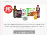 Promo Casino Drive :  30€ de réduction pour 90€ d&rsquo;achats + offre 68% sur deuxieme article !