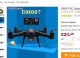 Super affaire: un drone avec caméra à 33  euros port inclus (expedié depuis l’Europe)