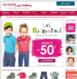 Bon plan mode enfants : 50 pourcent de réduction chez du pareil au meme .. des articles pas chers