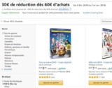 Bon plan dvd , blu ray : 30 euros de remise pour 60 euros d&rsquo;achats (amazon)