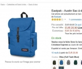 Bonne affaire Sac à Dos Eastpak Austin 18 litres à 21€ (entre 45 – 65 ailleurs)