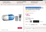 Super prix parfum : Coffret pour hommes 212 de carolina herrera 50ml à 28.2 euros