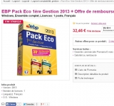 Pack ebp compta + facturation qui revient à moins de 3 euros