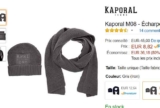 Super affaire : Echarpe + Bonnet Kaporal à 7.20€