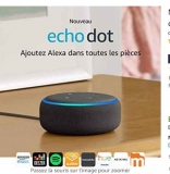 17.99€ l’enceinte AMAZON ECHO DOT 3eme génération