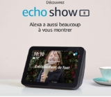 Promo sur l&rsquo; ECHO SHOW 8 d&rsquo;Amazon pas cher à 64.99€