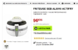 Bon plan friteuse actifry 1kg qui revient à 97 euros