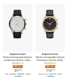 Vente flash Montres Emporio Armani avec jusqu&rsquo;à 65% de réduction – à partir de 77€
