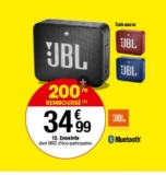 Super affaire Enceinte JBL Go 2 remboursée à 200%