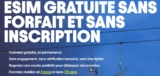 Bon plan puce esim gratuite avec internet gratuit en échange de publicité