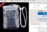 Pas cher , l&rsquo;étui étanche pour smartphone à 1.08 euros port inclus