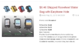 Bon prix pour sacoche vélo  porte smartphone : 5.68 euros port inclus