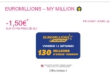 1€ au lieu de 2.5€ la grille d&rsquo;EUROMILLIONS (shopmium)