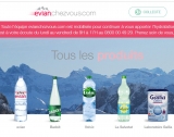 EvianChezVous :  livraison d’eau , lait de croissance sur Paris 1 pack offerts