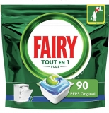 Promo 90 Pastilles lave vaisselle Fairy tout en 1 à 8.69€ au lieu de 18€ !