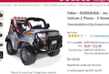 Super prix : la voiture électrique FEBER XTORM à 120€ (le double ailleurs)