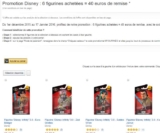 Jeux videos : 40 euros de réduction pour l&rsquo;achat de 6 figurines disney infinity