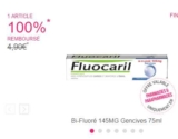 Gratuit : Dentifrice fluocaril 100% remboursé avec shopmium