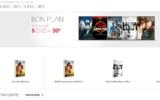Bon plan dvd : 5 pour 30 euros