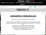 Soldes Forever 21 : jusqu’à 40% de réduction en plus sur les produits soldés jusqu’au 16 fevrier