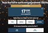 Forfait  mobile Bandyou avec 200go d&rsquo;internet pas cher à 17.99€ par mois (BLACK FRIDAY )