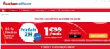 Forfait mobile pas cher : 1.99€ le forfait 2h / sms mms Auchan Telecom ( 5.99€ avec 3go d&rsquo;internet)