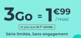 1.99€ par mois le forfait CDISCOUNT mobile illimité + 3Go