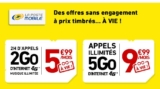 Forfaits mobiles pas cher : 5.99 2h – 2go internet , 9.99 euros pour illimité + 5go .. à vie