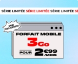 Bon plan  le forfait mobile Nrj Mobile  Illimité + 3go d&rsquo;internet pas cher  à 2.99€ !