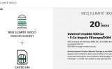 Forfait Mobile : SFR RED illimite 100go à 20€ par mois à vie
