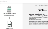 Forfait Mobile : SFR RED illimite 100go à 20€ par mois à vie