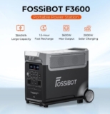 Bon plan station électrique portable 3600watts Fossibot F3600 pas chère à 1449 euros  !