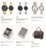 Mega affaire Maroquinerie , montres  FOSSIL :   jusqu&rsquo;à 70% de réduction + code 15%  +15%