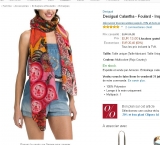 Grand foulard Desigual à 13.6 euros