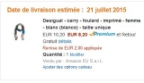 Bonne affaire desigual : foulard à 8.2 euros port inclus