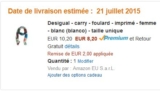 Bonne affaire desigual : foulard à 8.2 euros port inclus