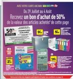 Bon plan fournitures scolaires chez auchan du 29 juillet au 4 aout ( 50% remboursés + super offre calculatrice fx 92)
