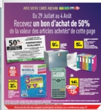 Bon plan fournitures scolaires chez auchan du 29 juillet au 4 aout ( 50% remboursés + super offre calculatrice fx 92)