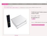 1.99 euros par mois l&rsquo;abonnement freebox ( internet  adsl + tv+ telephone + puce mobile )