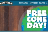 Glaces gratuites le 10 avril  chez Ben and Jerry avec la Free Cone Day
