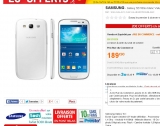 Smartphone galaxy s3 à 190 euros