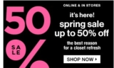 Gap : 50 pourcent de réduction du 7 au 13 avril 2015
