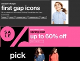 Gap : jusqu’à 60 pourcent de remise avec les promos de printemps