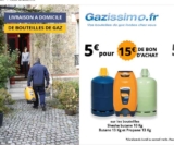 Gazissimo : 10€ de remise pour se faire livrer du gaz à domicile (moins cher qu&rsquo;en allant le chercher)