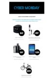 Casino CyberMonday 28/11 : 5 produits 100% remboursés ( vélo electrique , tablette samsung …)