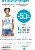 Mode : réduction Gemo : 50% pour l&rsquo;achat de 5 articles