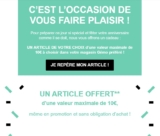 Gemo : un produit gratuit d&rsquo;une valeur de 10€ !!